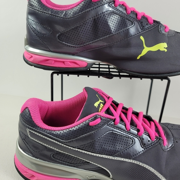 Puma Women'sGray PINK black Sneakers Running - Picture 7 of 11